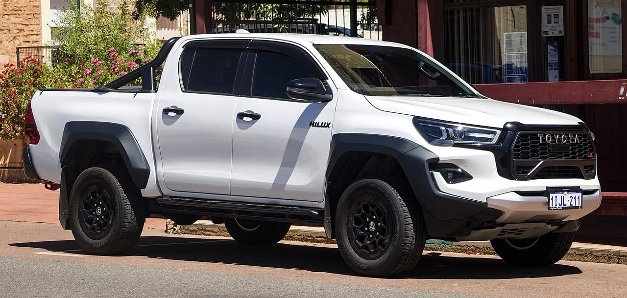2024 Toyota Hilux 2.8 GR Sport Double Cab 4x4 — front three-quarter view
